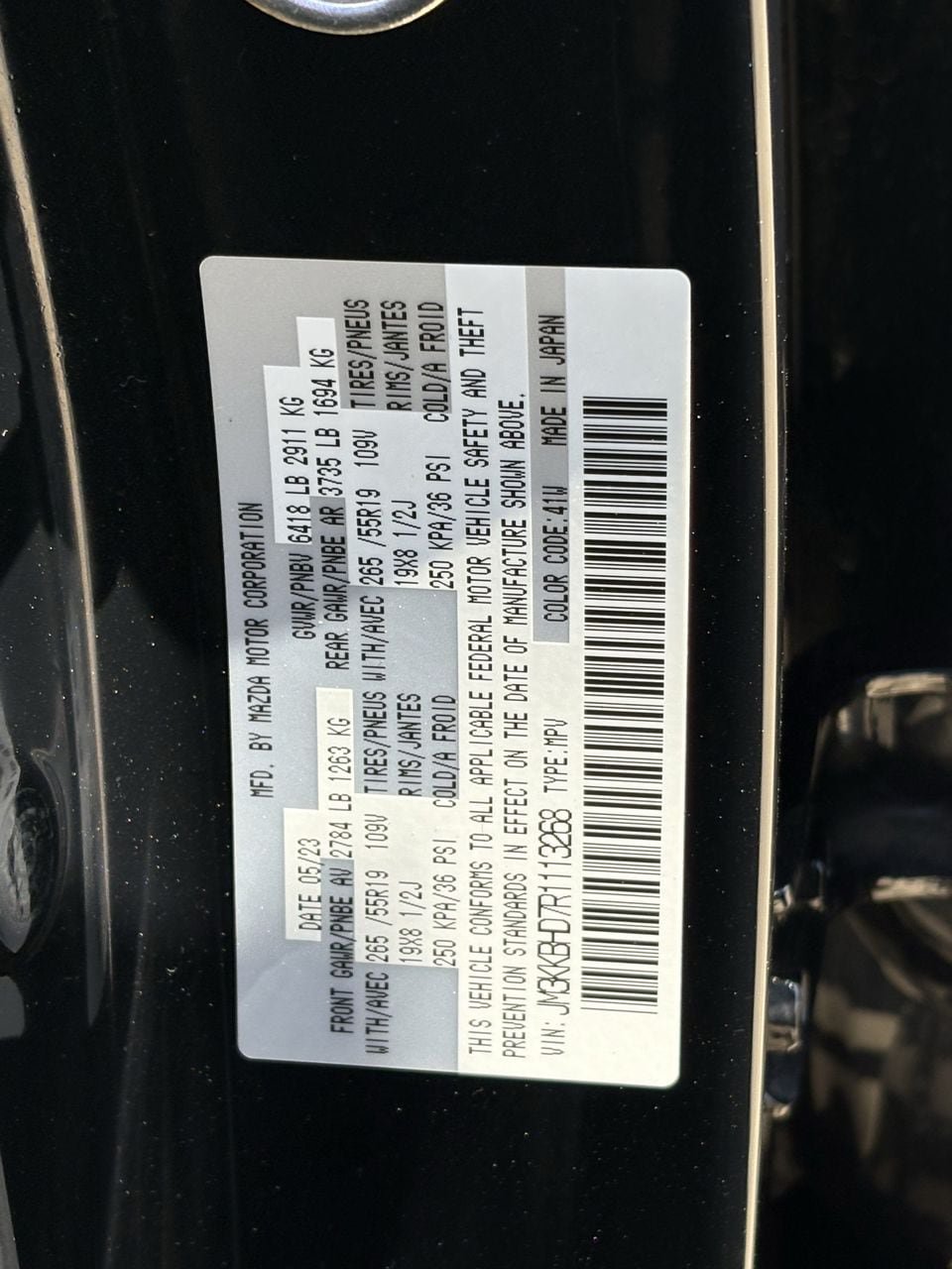 Used 2024 MAZDA CX-90 3.3 Turbo w/ Preferred Package AWD/4WD image 31
