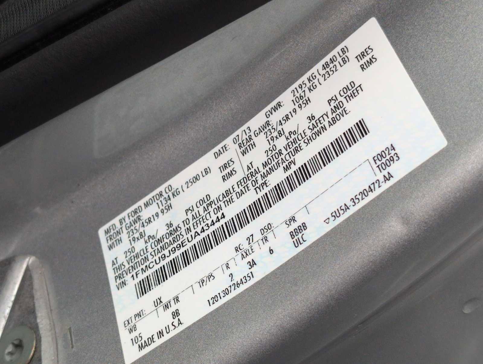 Used 2014 Ford Escape Titanium w/ Equipment Group 401A image 36