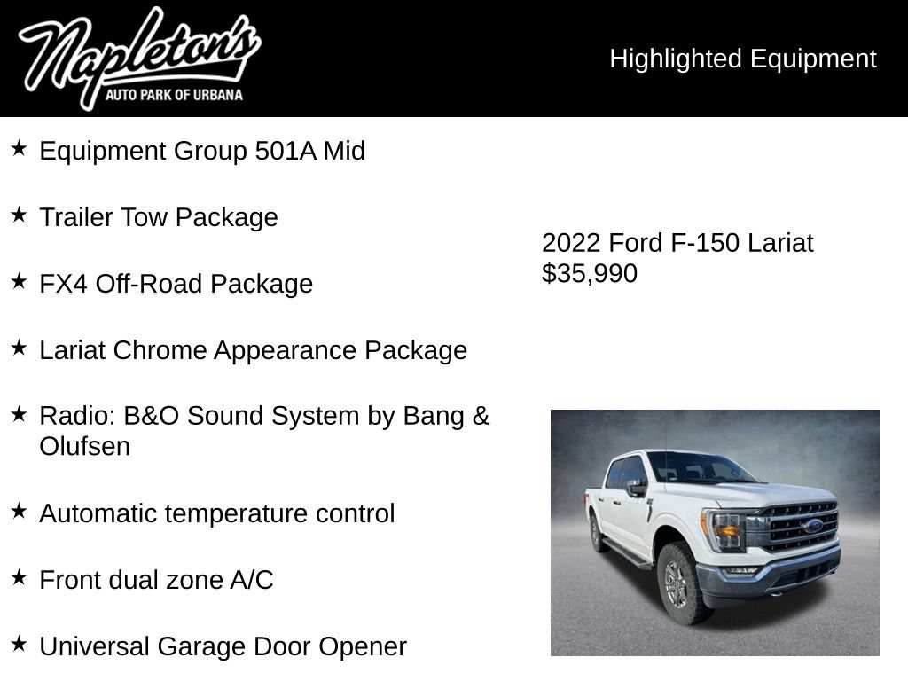 Used 2022 Ford F150 Lariat AWD/4WD image 5
