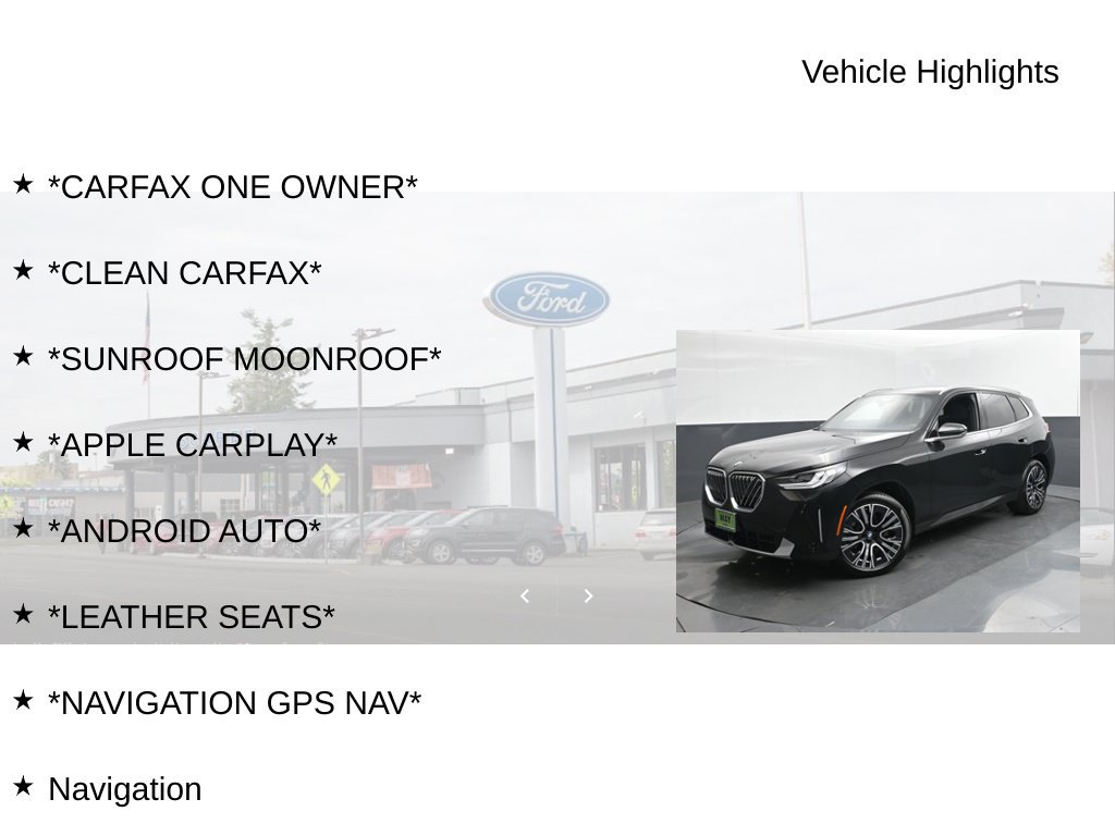 Used 2025 BMW X3 xDrive30i w/ Premium Package AWD/4WD image 9