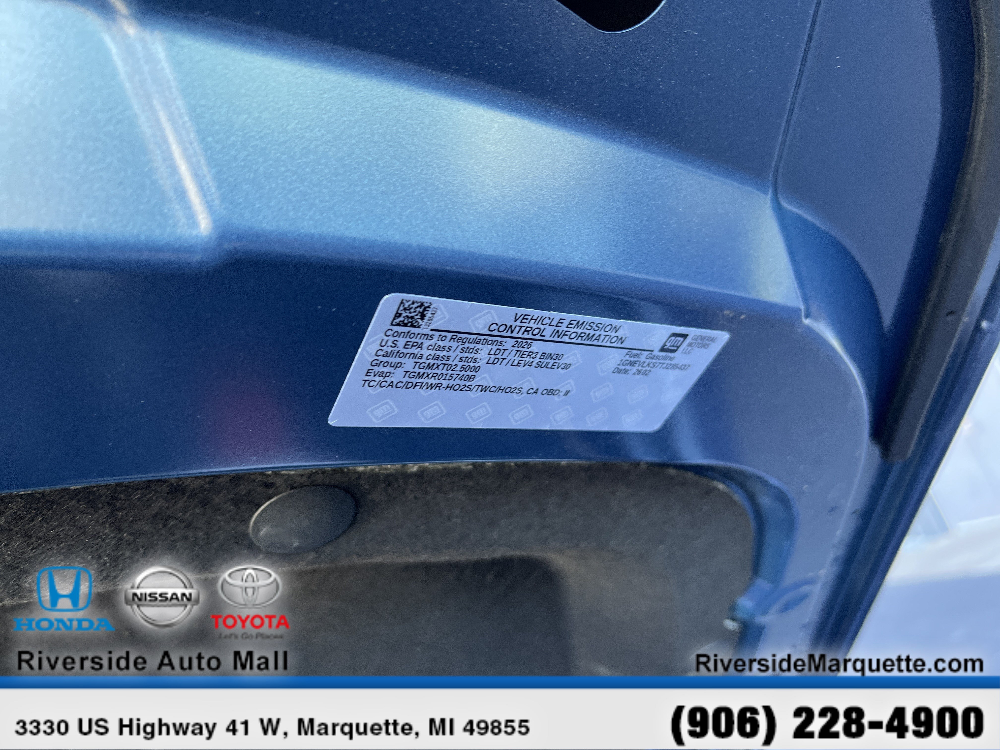 Used 2026 Chevrolet Traverse RS w/ LPO, Floor Liner Package AWD/4WD image 14