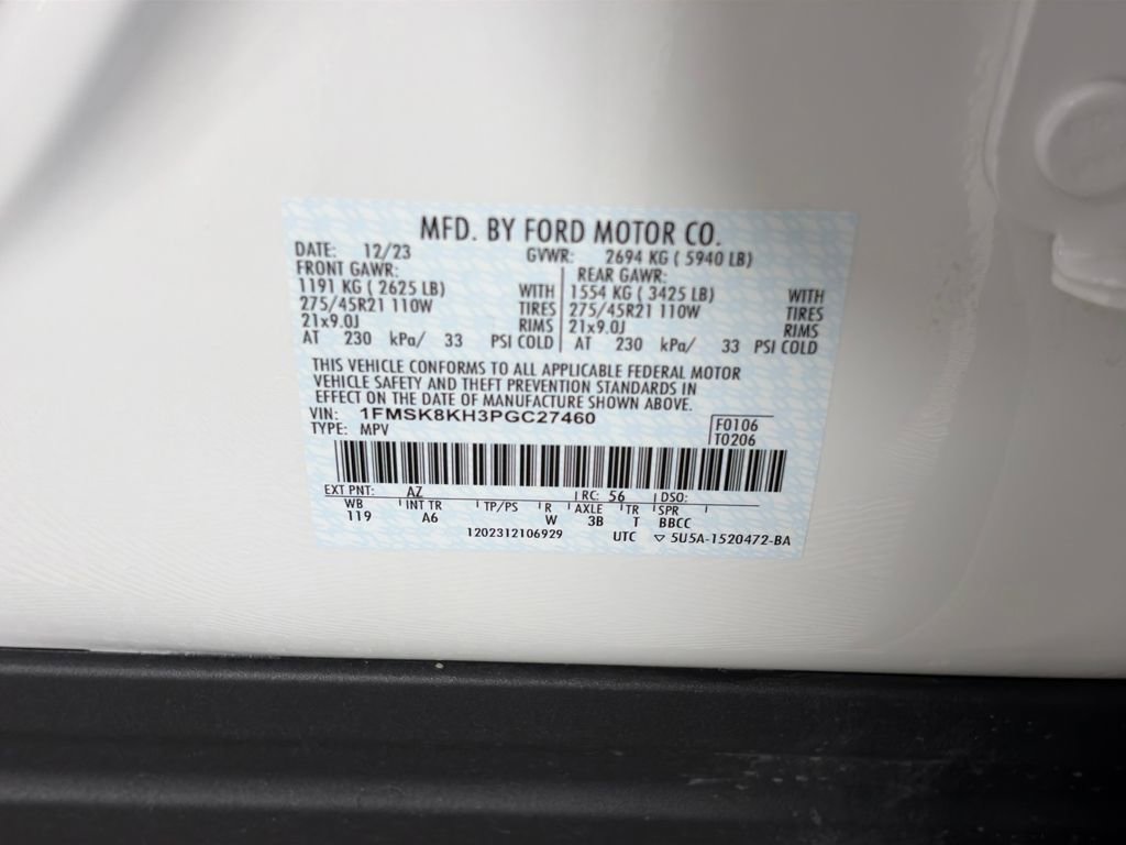 Certified 2023 Ford Explorer ST-Line w/ Class IV Trailer Tow Package image 9