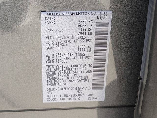 New 2026 Nissan Pathfinder SV AWD/4WD image 13