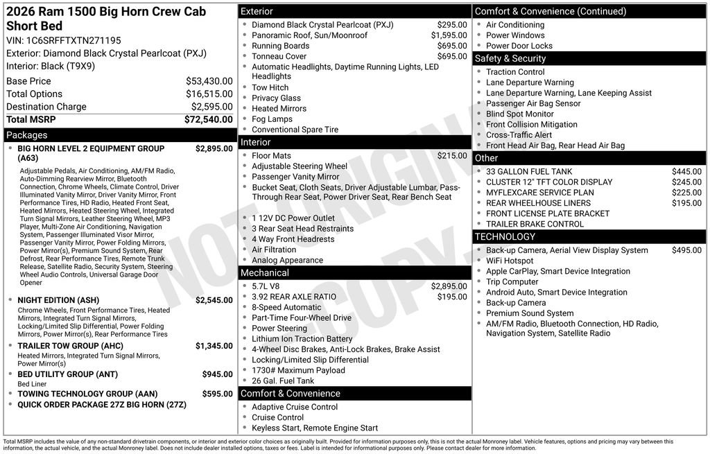 New 2026 RAM 1500 Big Horn image 6