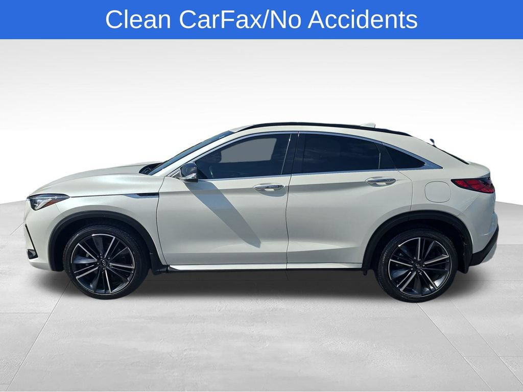 Used 2023 INFINITI QX55 Luxe w/ Cargo Package AWD/4WD video 2