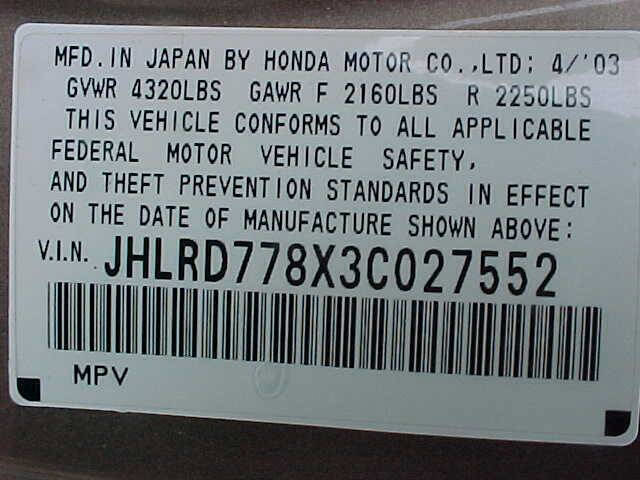 Used 2003 Honda CR-V EX image 27