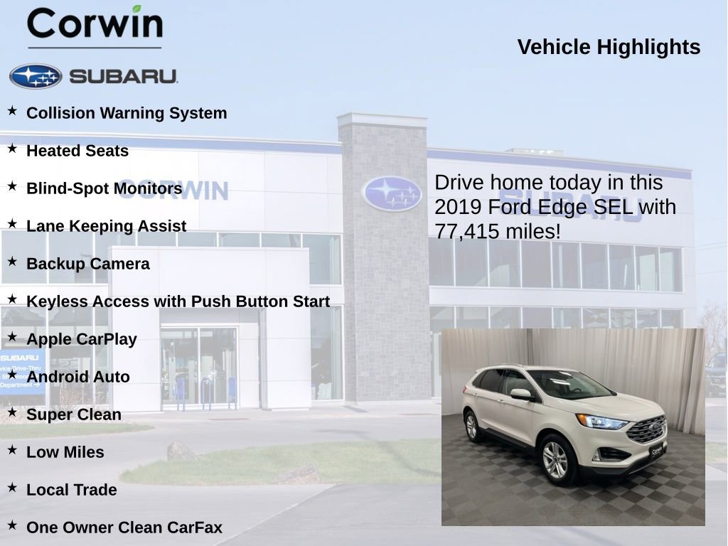 Used 2019 Ford Edge SEL w/ Equipment Group 201A AWD/4WD image 6