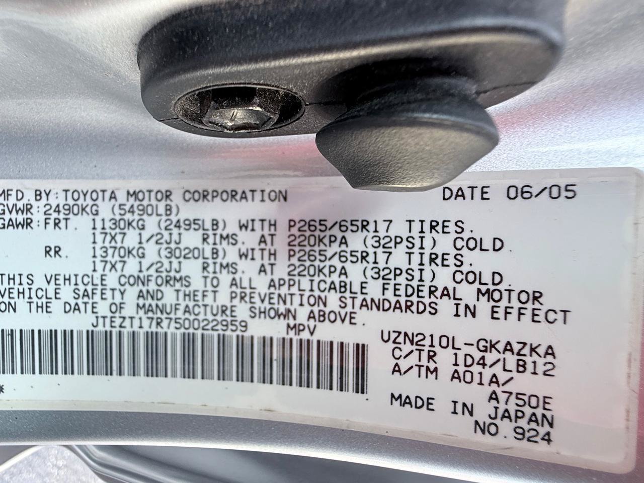 Used 2005 Toyota 4Runner Limited RWD image 17