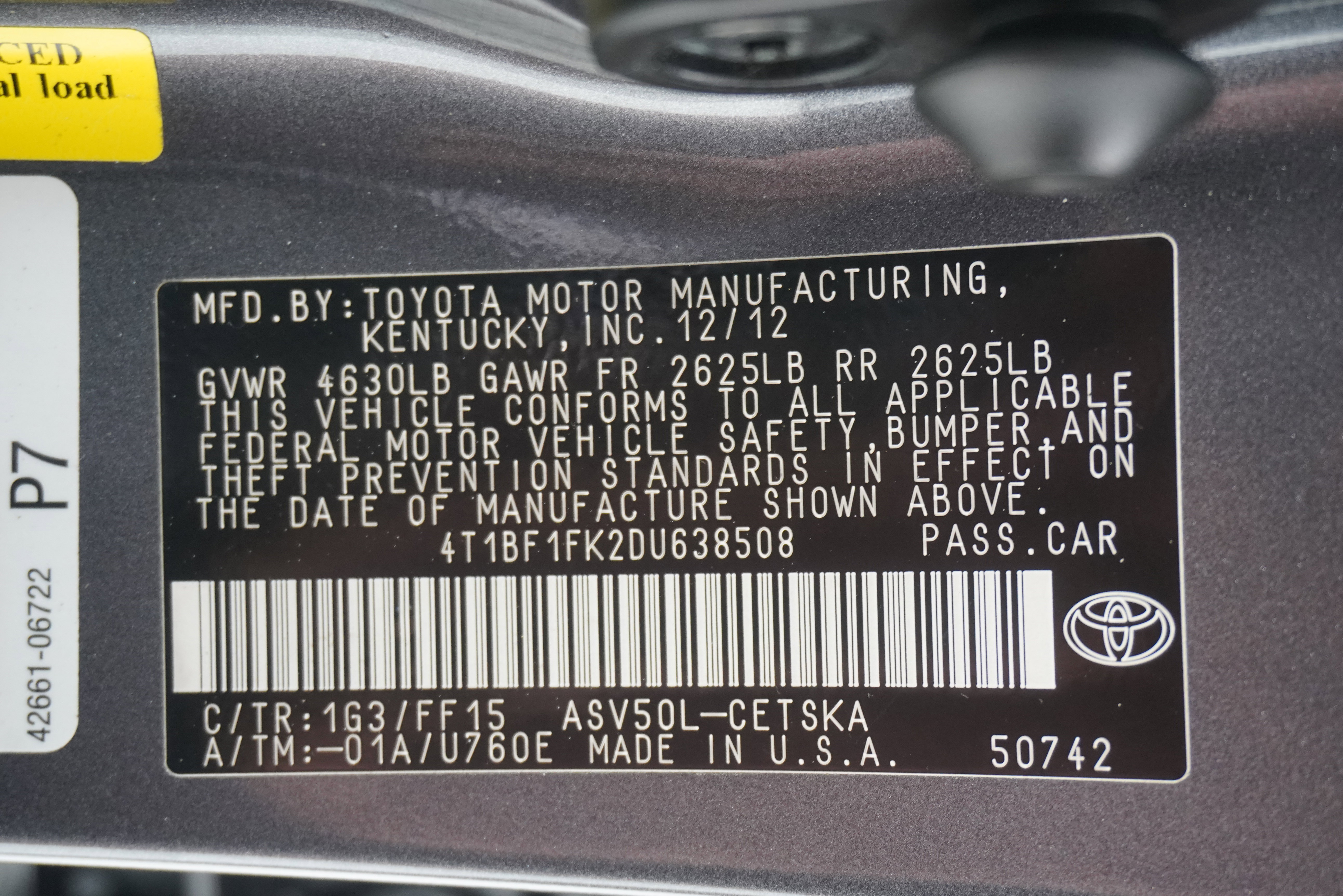 Used 2013 Toyota Camry SE FWD image 29