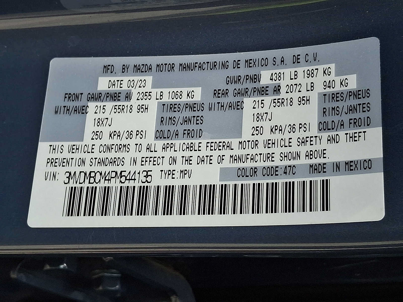 Certified 2023 MAZDA CX-30 AWD 2.5 S w/ Preferred Package image 26