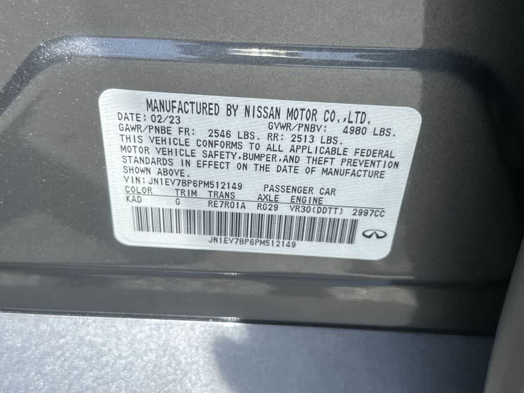 Used 2023 INFINITI Q50 Luxe w/ Cargo Package RWD image 29