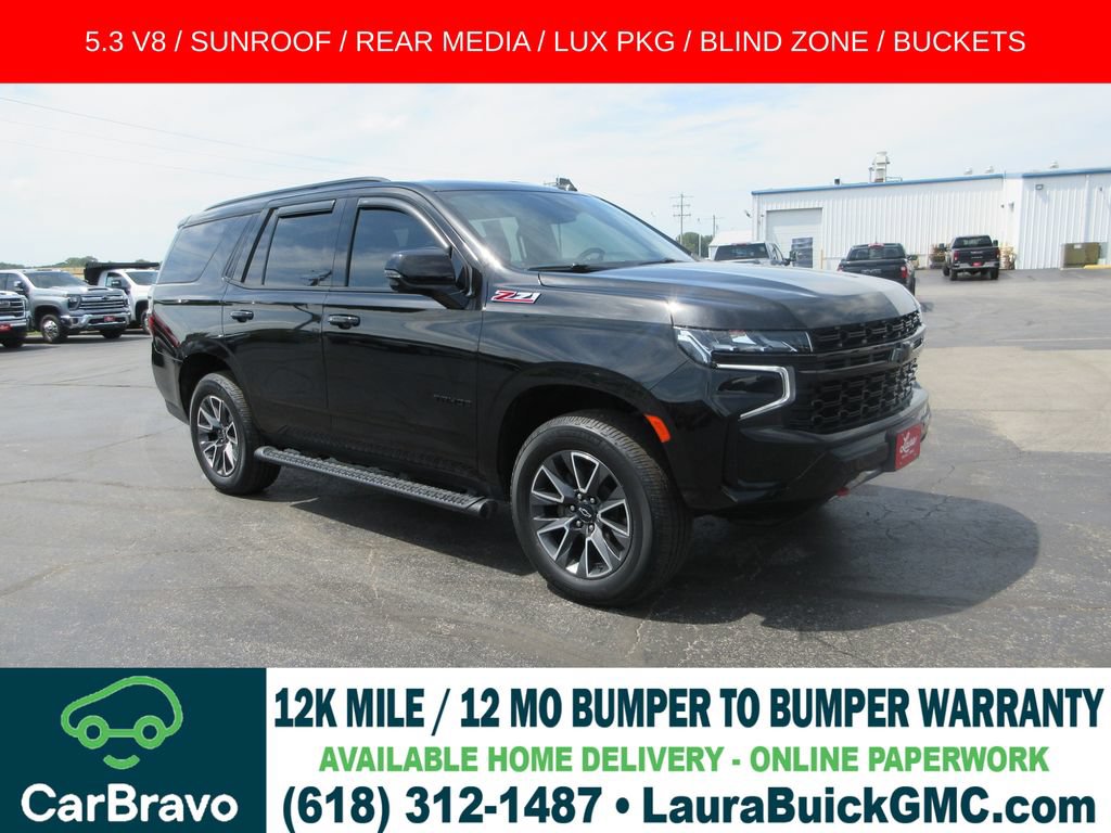 Certified 2023 Chevrolet Tahoe Z71 w/ Luxury Package AWD/4WD image 1