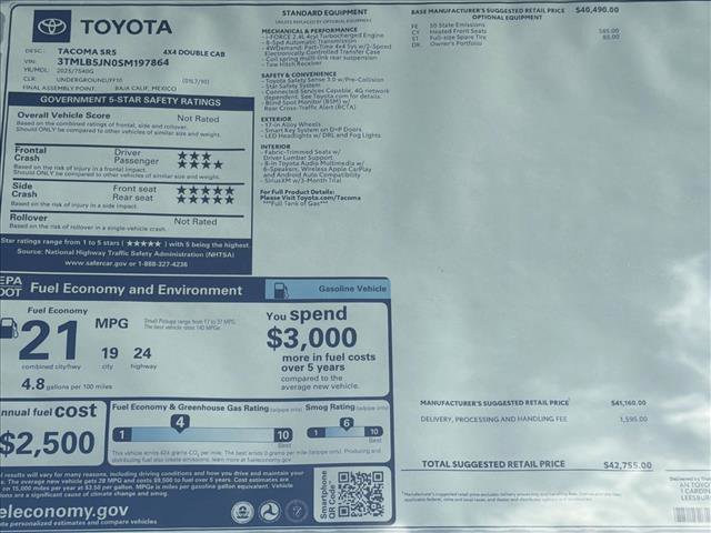 Certified 2025 Toyota Tacoma SR5 image 24
