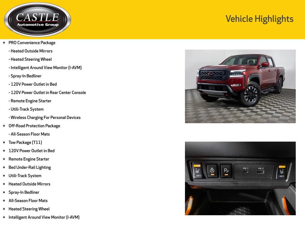 Used 2024 Nissan Frontier PRO-4X w/ Pro Convenience Package AWD/4WD image 8