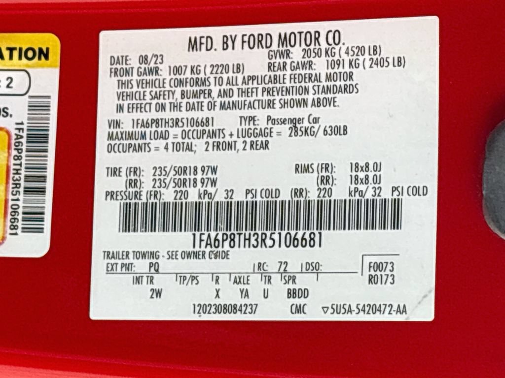 Used 2024 Ford Mustang Coupe RWD image 32
