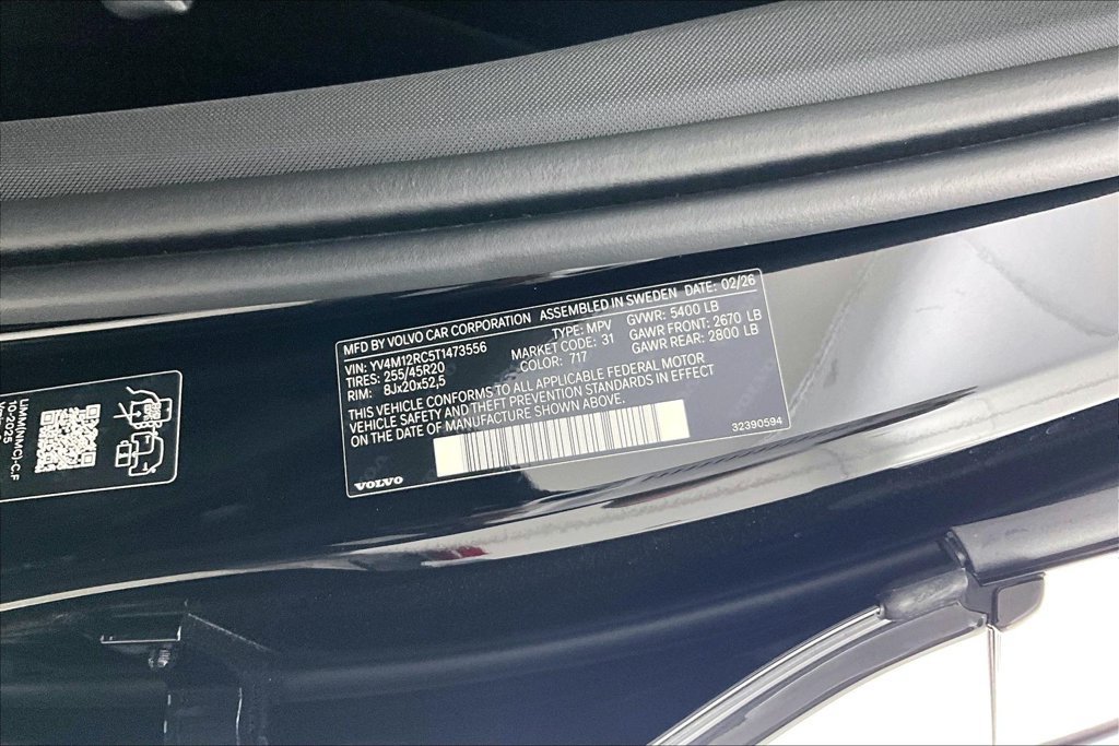 New 2026 Volvo XC60 B5 Plus w/ Climate Package AWD/4WD image 23