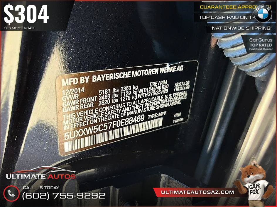 Used 2015 BMW X4 xDrive35i AWD/4WD image 26