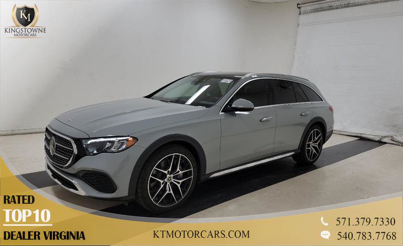 Used 2025 Mercedes-Benz E 450 4MATIC All-Terrain Wagon w/ Driver Assistance Package image 1