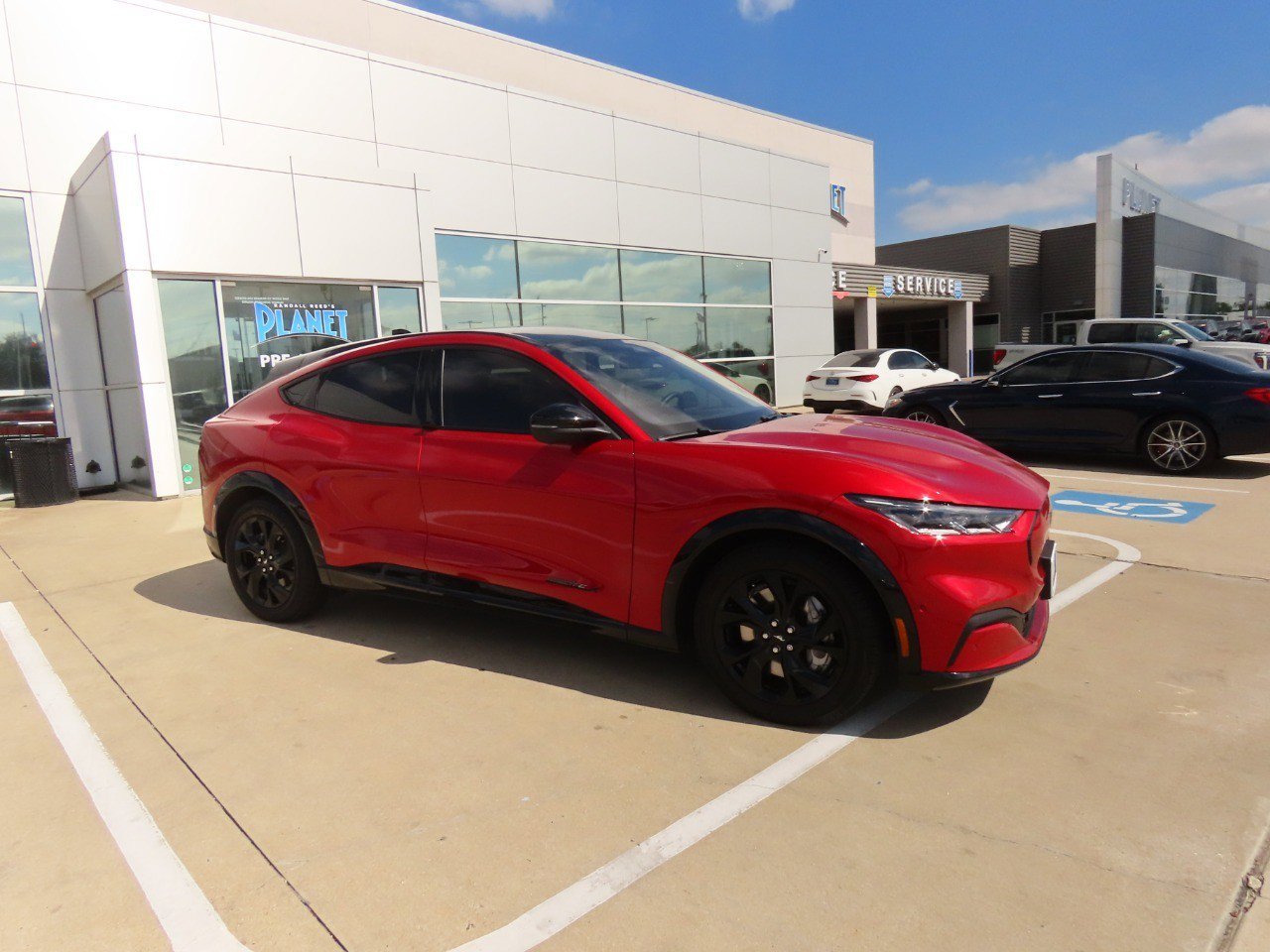 Used 2023 Ford Mustang Mach-E Premium w/ Mustang Nite Pony Package image 7