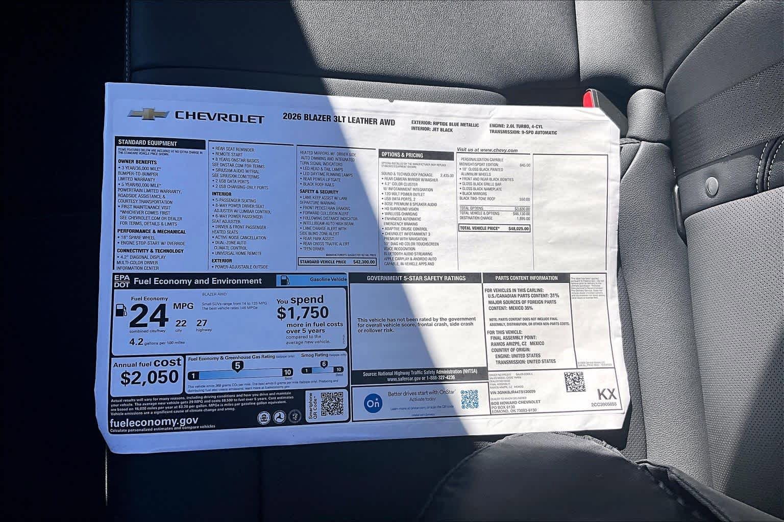 New 2026 Chevrolet Blazer LT w/ Sound & Technology Package image 23