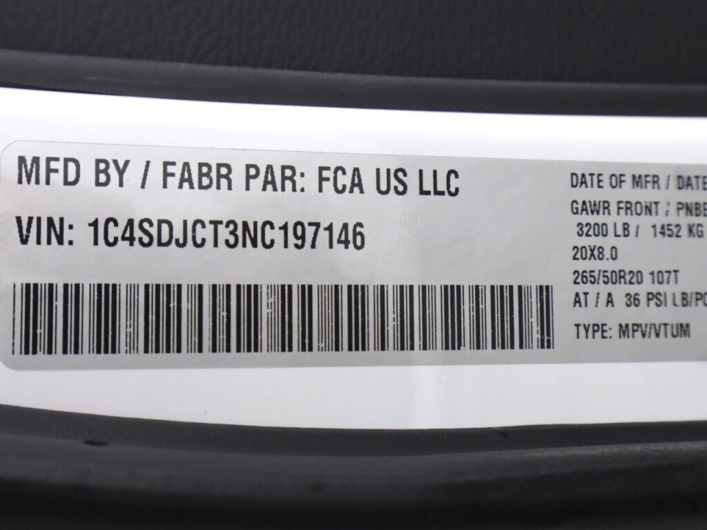 Used 2022 Dodge Durango R/T w/ Trailer Tow Group IV AWD/4WD image 53