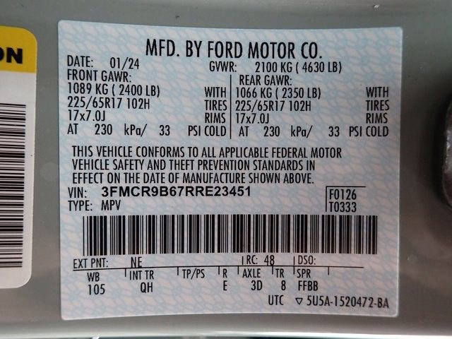 Used 2024 Ford Bronco Sport Big Bend w/ Convenience Package AWD/4WD image 21