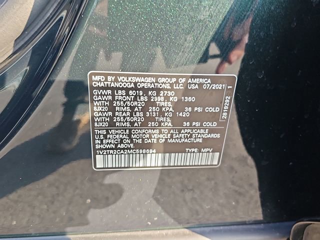 Used 2021 Volkswagen Atlas SEL Premium image 34