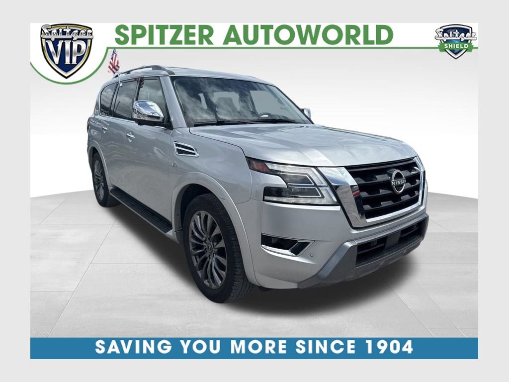 Used 2021 Nissan Armada Platinum w/ Captain's Chairs Package