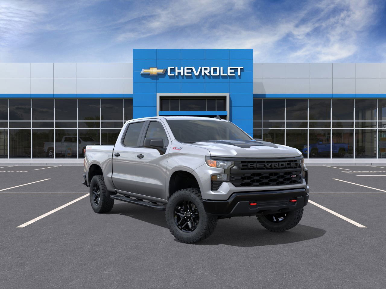 New 2026 Chevrolet Silverado 1500 Custom Trail Boss w/ LPO, Dark Essentials Package image 1