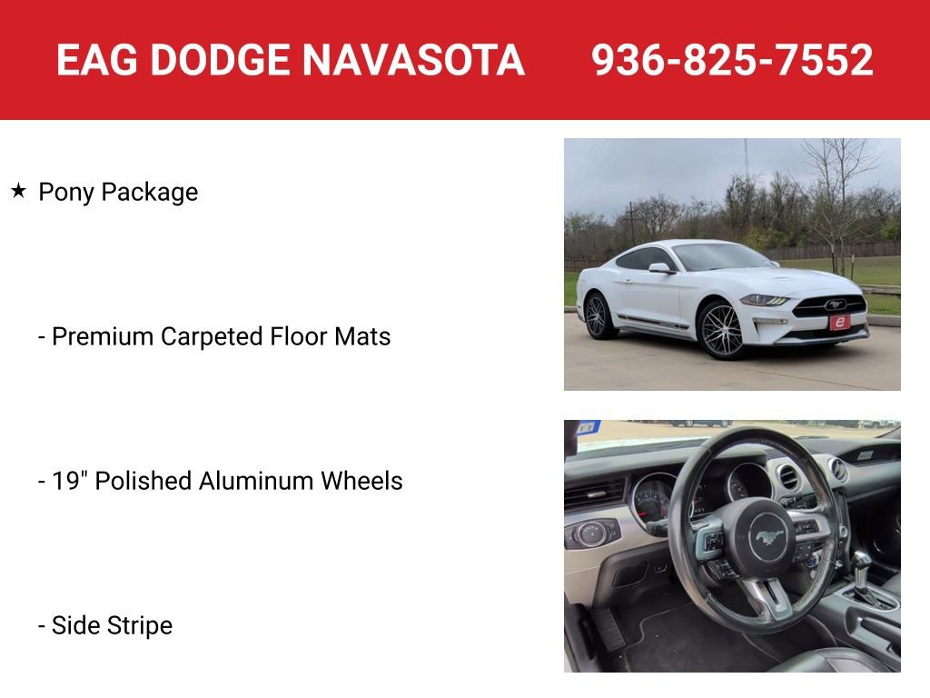 Used 2018 Ford Mustang Premium w/ Pony Package image 8