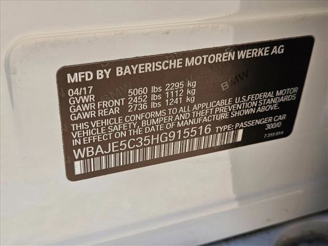 Used 2017 BMW 540i RWD image 26