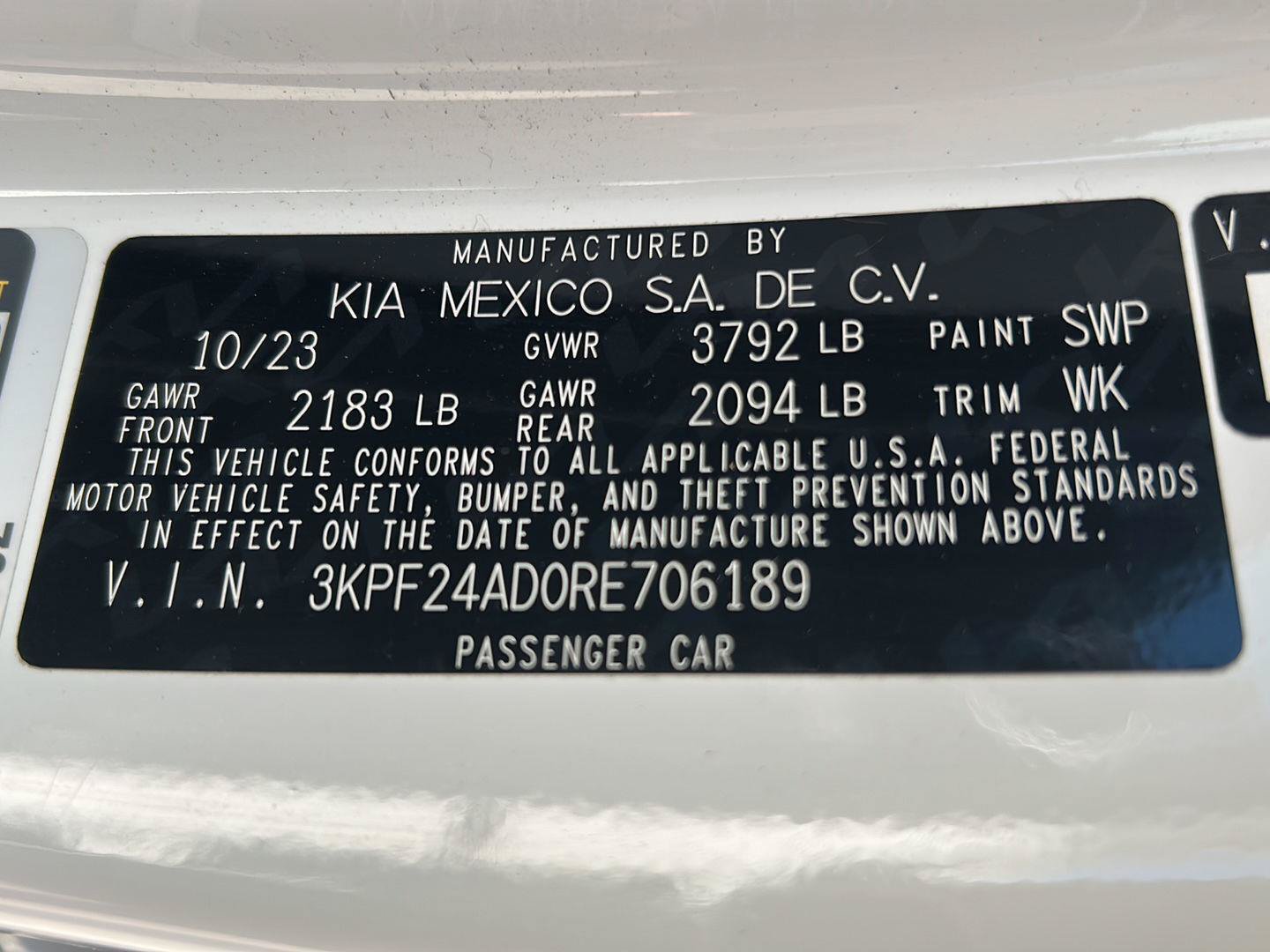Used 2024 Kia Forte LXS FWD image 32