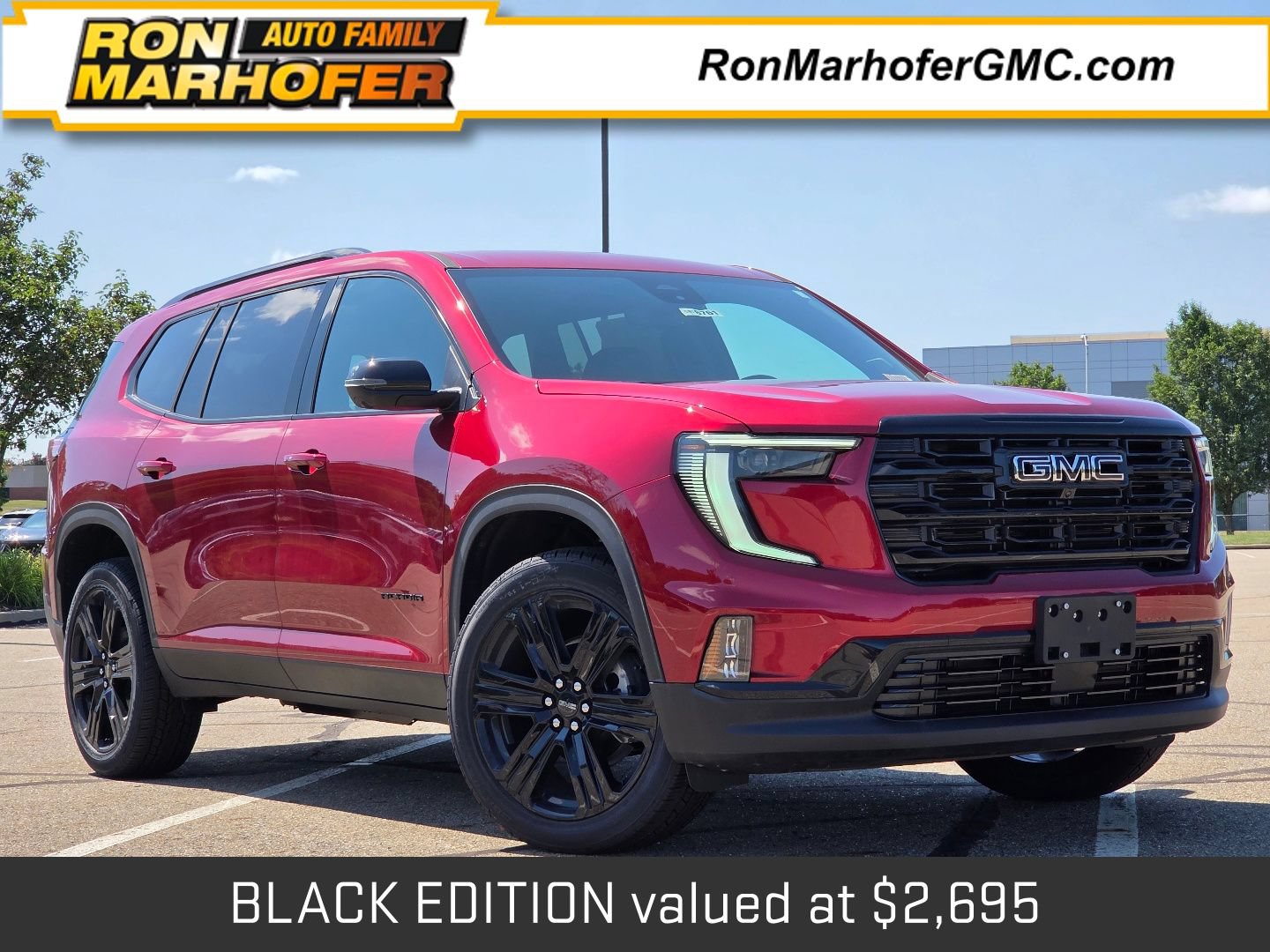 New 2026 GMC Acadia Elevation w/ Black Edition