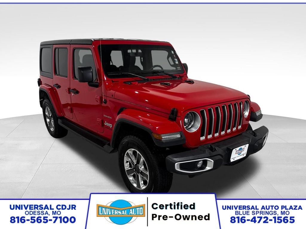 Used 2023 Jeep Wrangler Unlimited Sahara w/ Dual Top Group AWD/4WD image 1