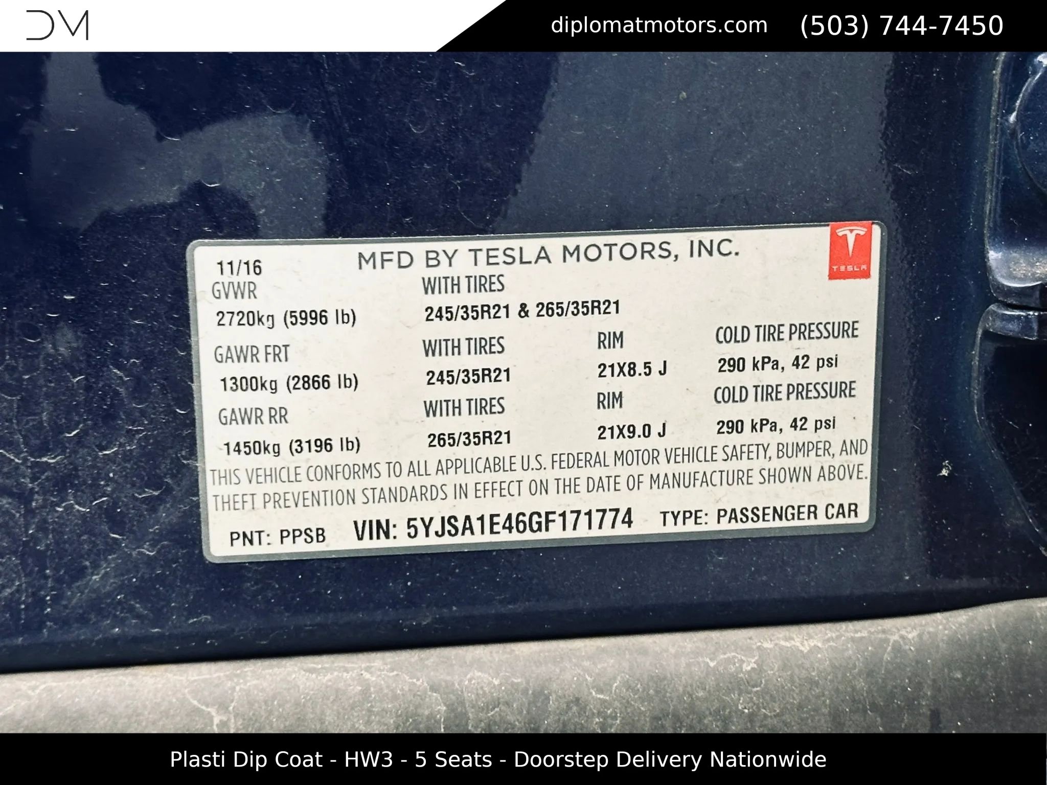 Used 2016 Tesla Model S P100D image 47