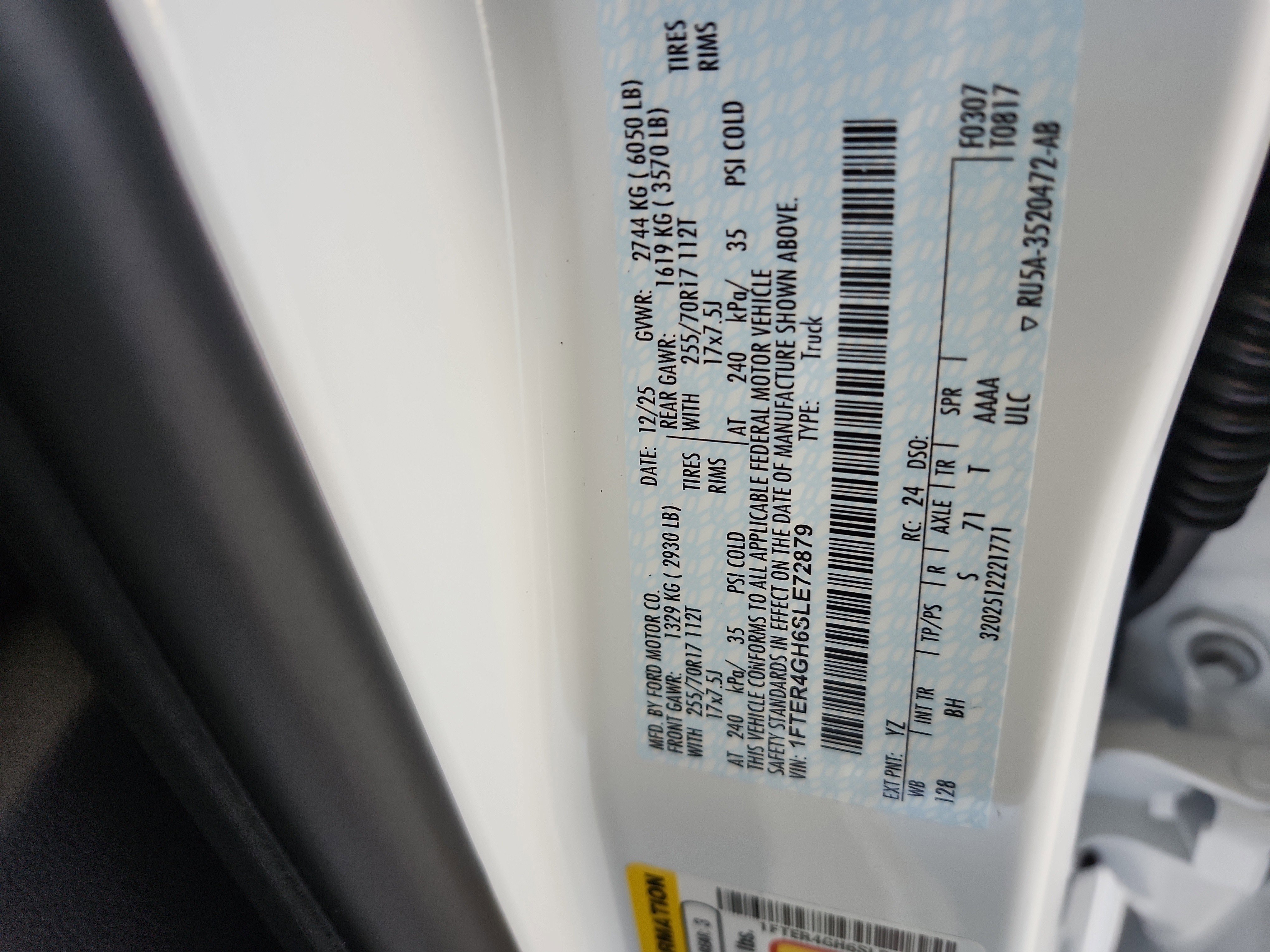 New 2025 Ford Ranger XLT w/ Equipment Group 301A High image 26