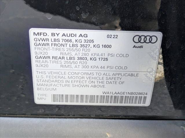 Used 2022 Audi e-tron Premium Plus w/ Premium Plus Package AWD/4WD image 15