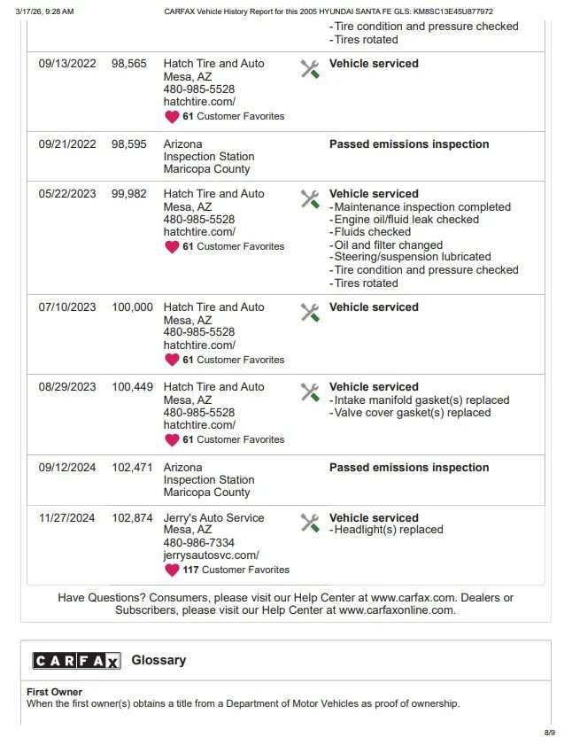 Used 2005 Hyundai Santa Fe GLS image 29