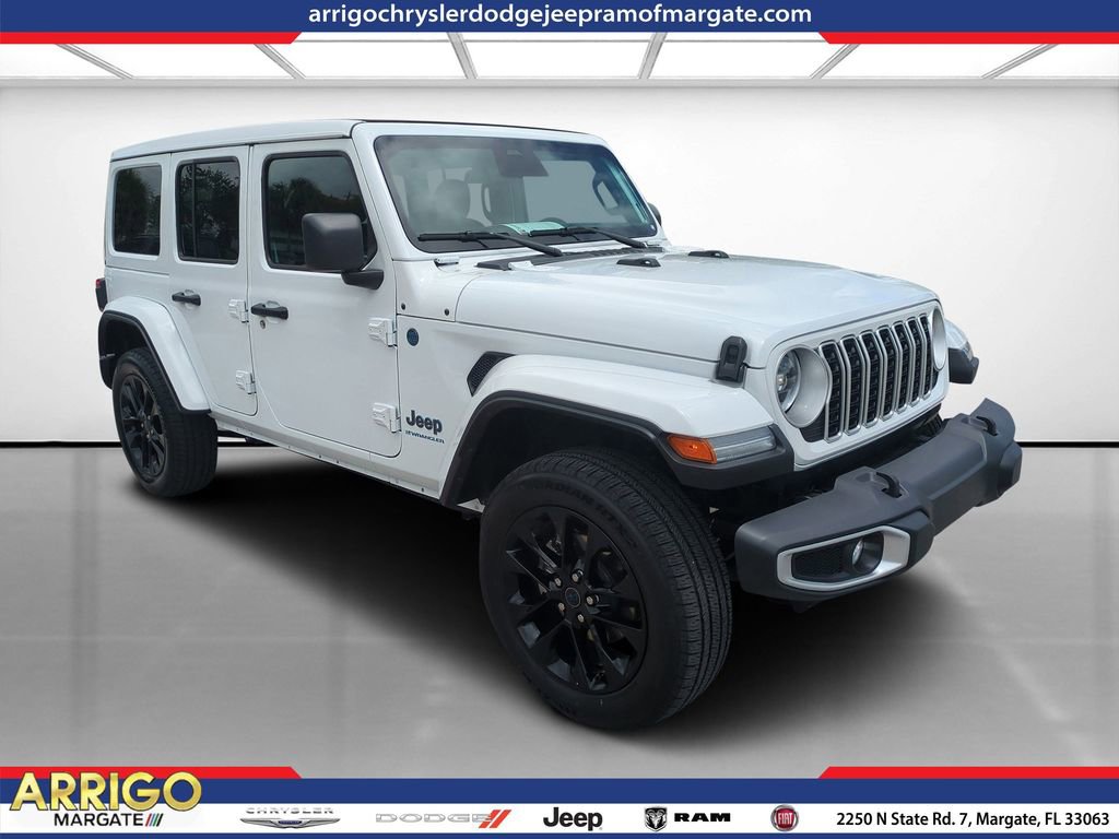 Used 2025 Jeep Wrangler Unlimited Sahara w/ Safety Group AWD/4WD image 1