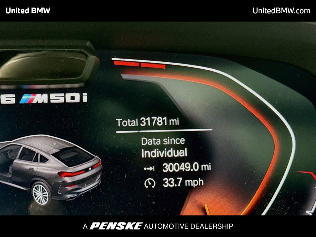 Used 2021 BMW X6 M50i w/ Executive Package AWD/4WD image 7