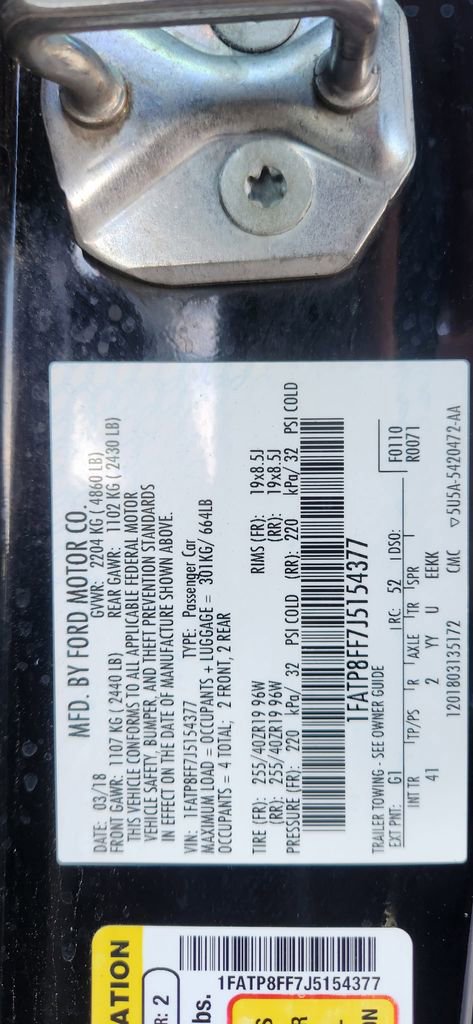 Used 2018 Ford Mustang GT Premium w/ Black Accent Package image 5