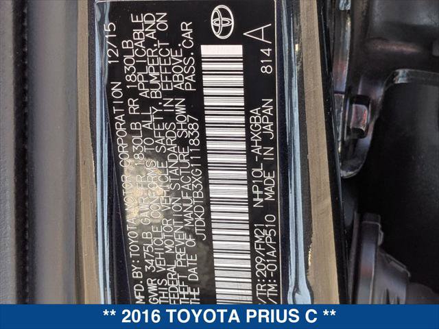 Used 2016 Toyota Prius C Three image 24