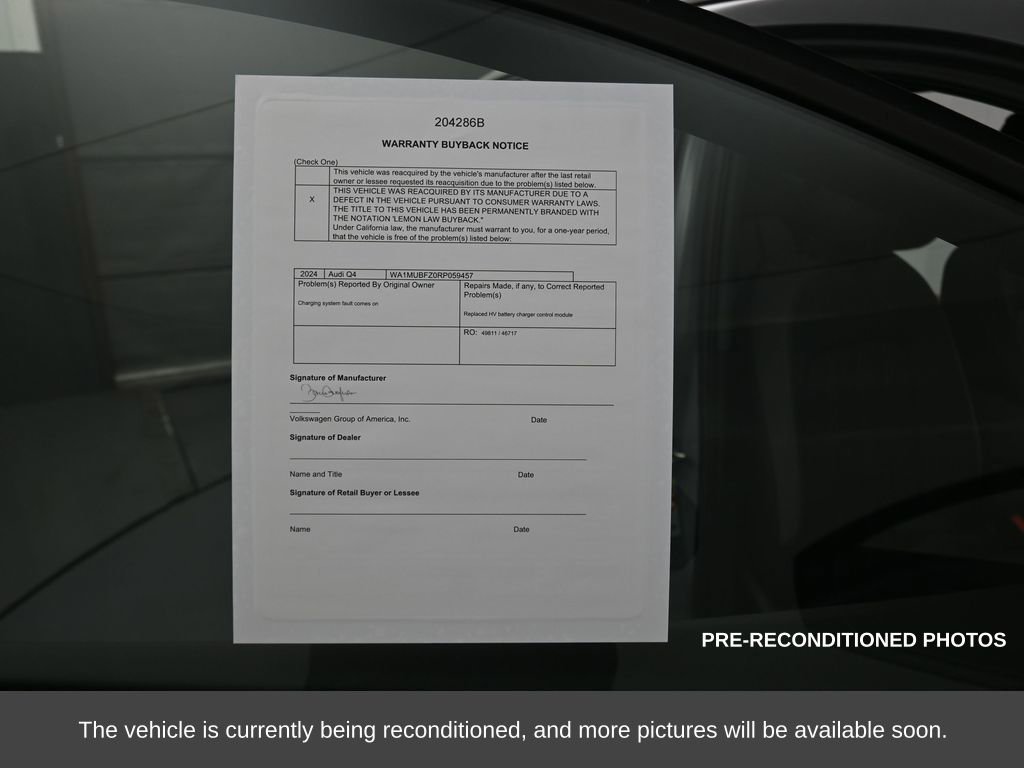 Used 2024 Audi Q4 e-tron Prestige w/ Black Optic Package image 35