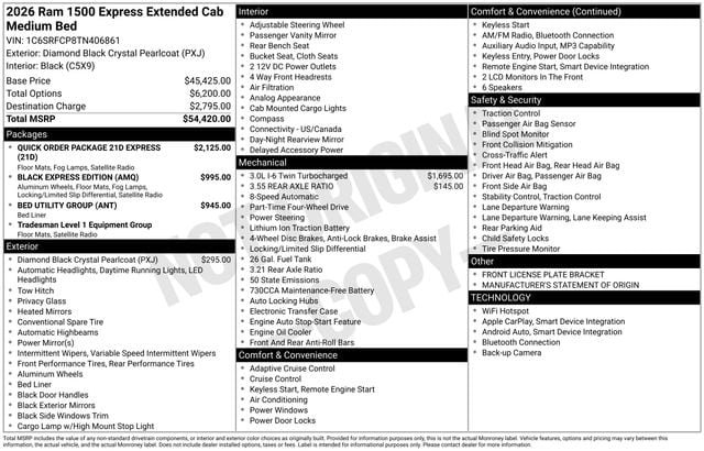 New 2026 RAM 1500 Express AWD/4WD image 5