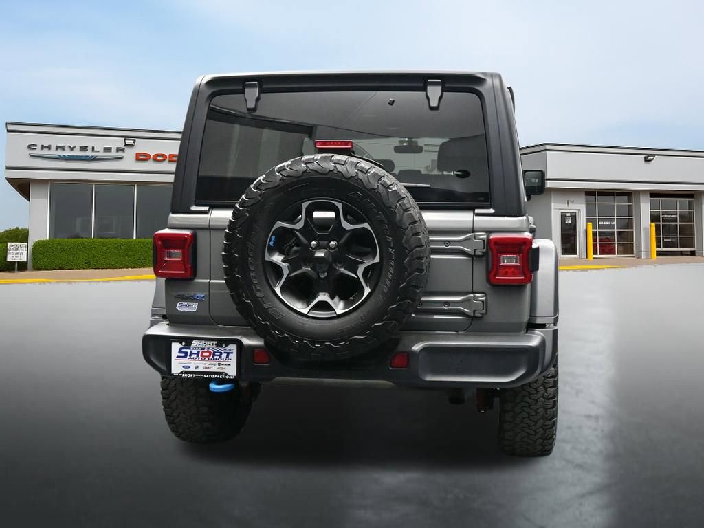 Used 2021 Jeep Wrangler Unlimited Rubicon 4xe w/ Dual Top Group AWD/4WD image 4