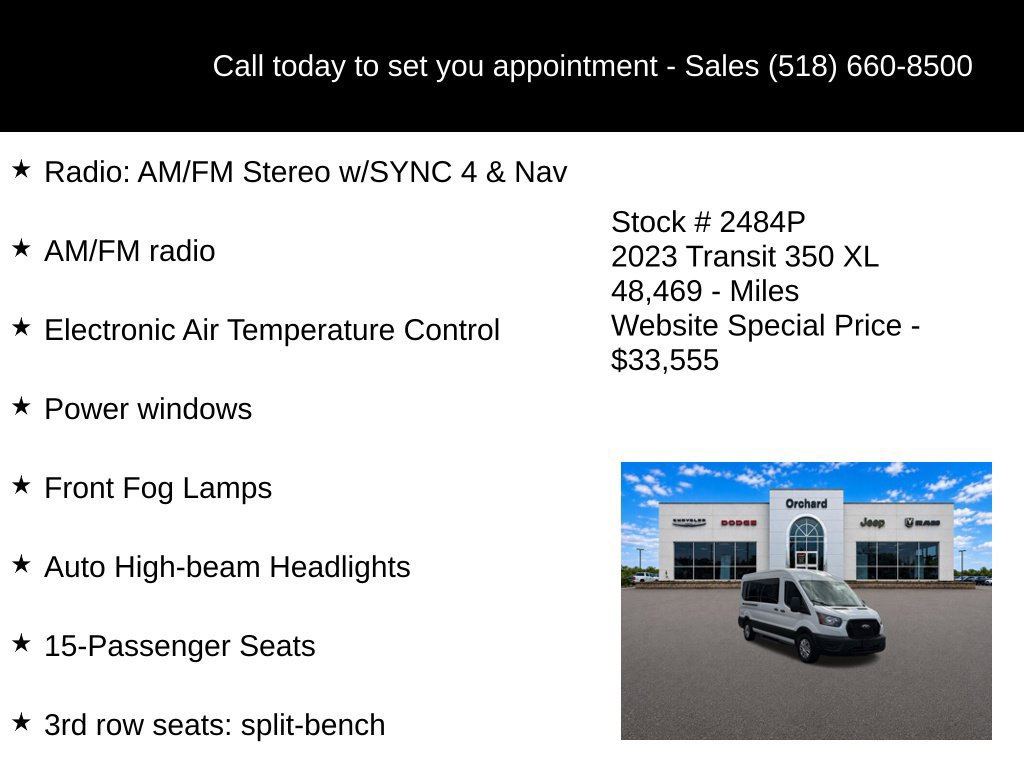 Used 2023 Ford Transit 350 XL RWD image 5