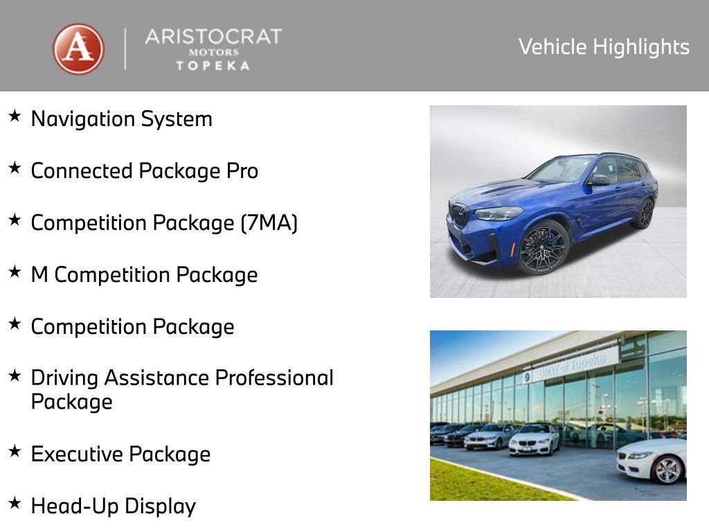 Used 2022 BMW X3 M w/ Competition Package image 2