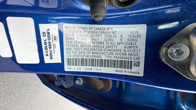 Used 2020 Honda Civic Sport image 32