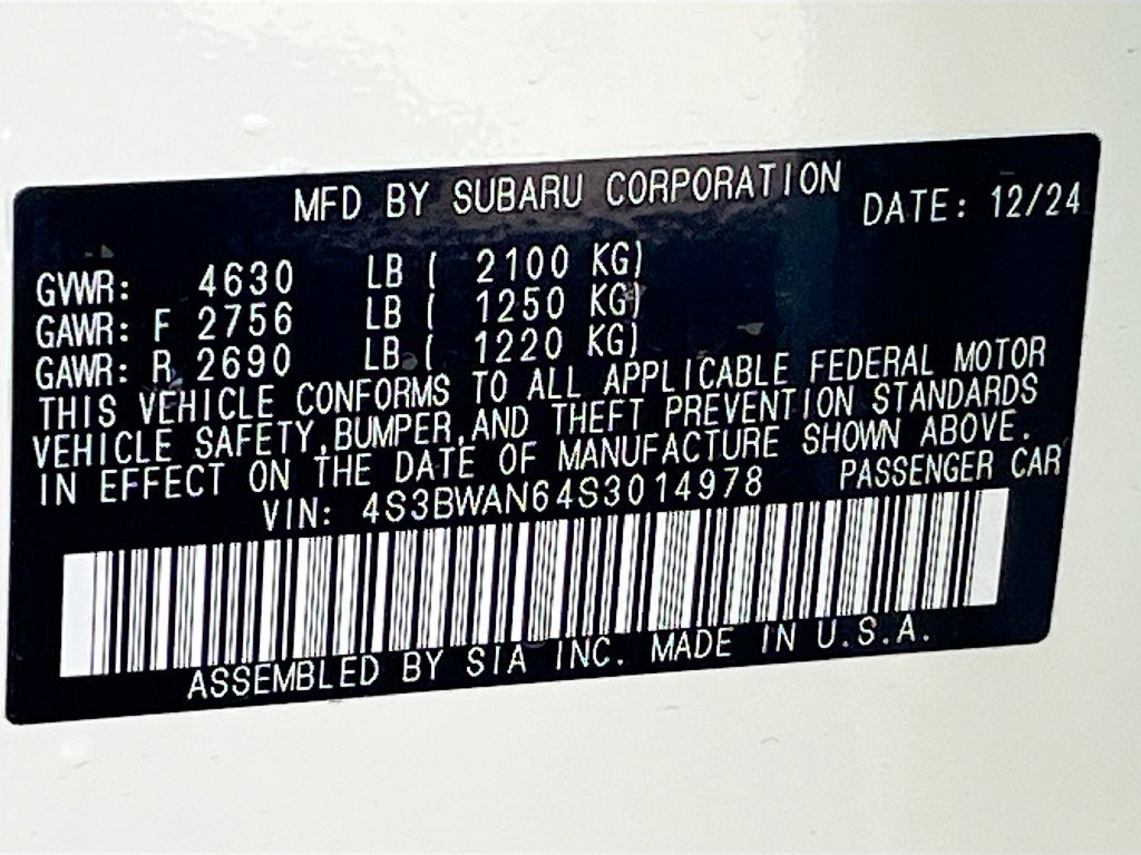 Used 2025 Subaru Legacy Limited AWD/4WD image 33