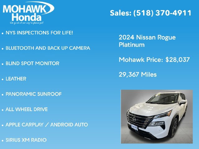 Used 2024 Nissan Rogue Platinum w/ Platinum Premium Package AWD/4WD image 7